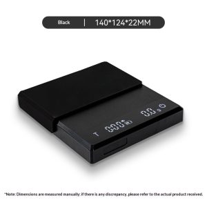 Rechargeable Smart Coffee Scale – Black