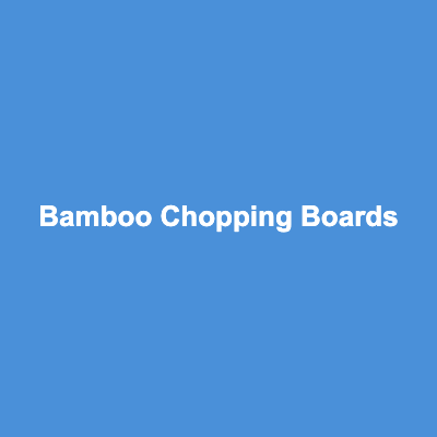 Bamboo Chopping Board Set (3 Pack)