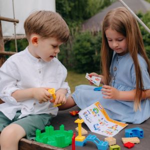 Kids Building Blocks Set - 100 Piece Creative Construction Toy