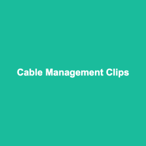 Cable Management Clips (20 Pack)