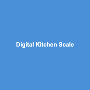 Digital Kitchen Scale with LCD Display