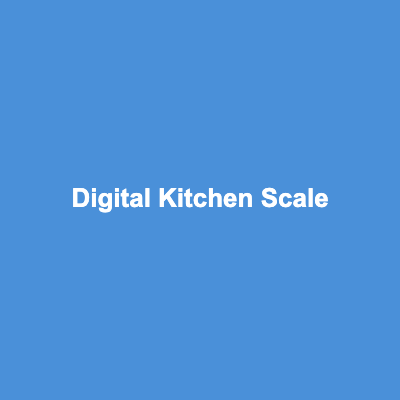 Digital Kitchen Scale with LCD Display