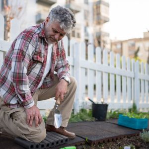 Garden Kneeling Pad - Thick Memory Foam with Tool Pouches
