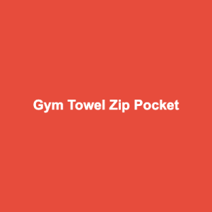 Gym Towel with Zip Pocket (2 Pack)