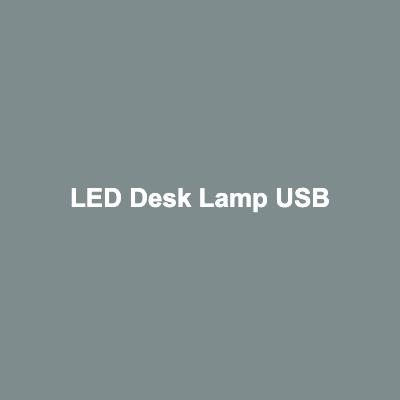 LED Desk Lamp with USB Charging Port