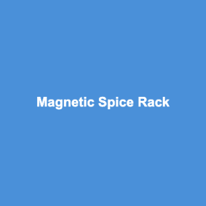Magnetic Spice Rack Organiser (6 Jars)