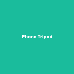 Phone Tripod with Bluetooth Remote