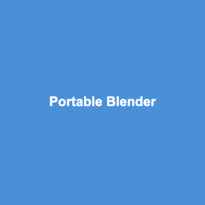 Portable Blender (USB Rechargeable)