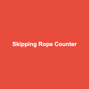 Skipping Rope with Digital Counter