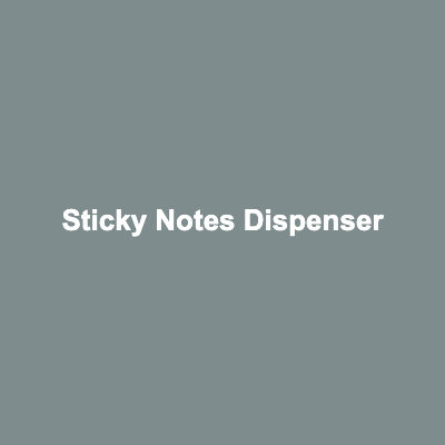 Sticky Notes Dispenser Set