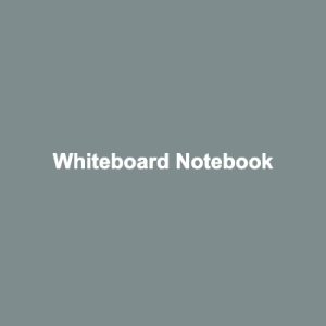Reusable Whiteboard Notebook (A5)