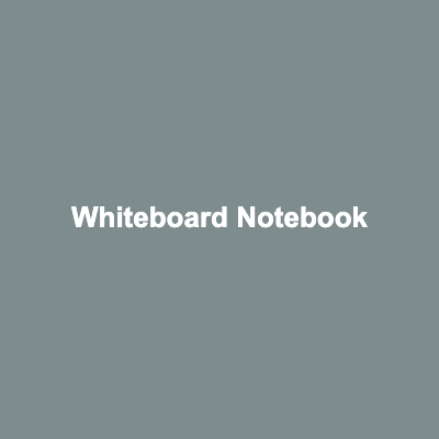 Reusable Whiteboard Notebook (A5)