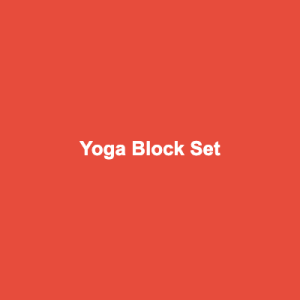 Yoga Block Set (2 Pack with Strap)
